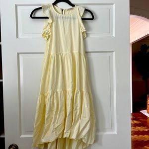 Ulla Johnson cream tiered dress